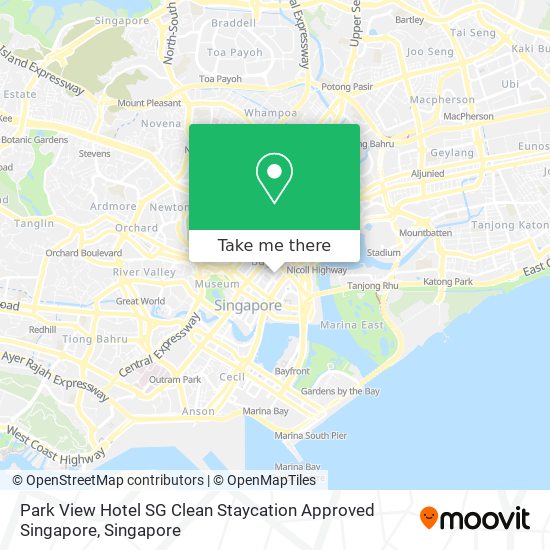 Park View Hotel SG Clean Staycation Approved Singapore map