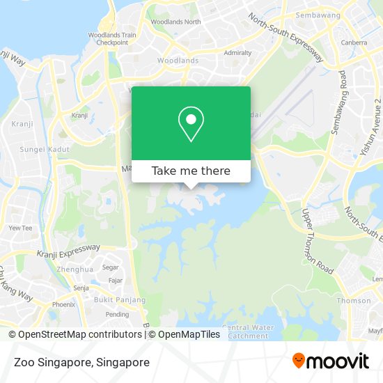 Zoo Singapore map