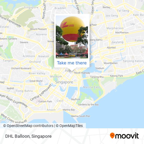 DHL Balloon map