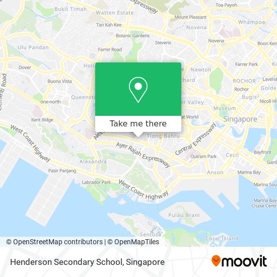 Henderson Secondary School map