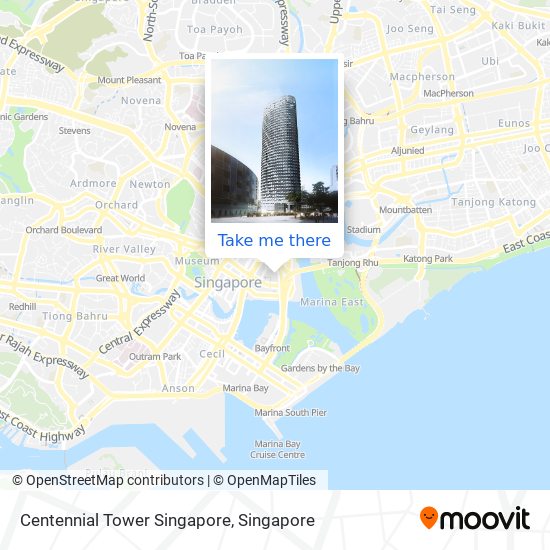 Centennial Tower Singapore地图