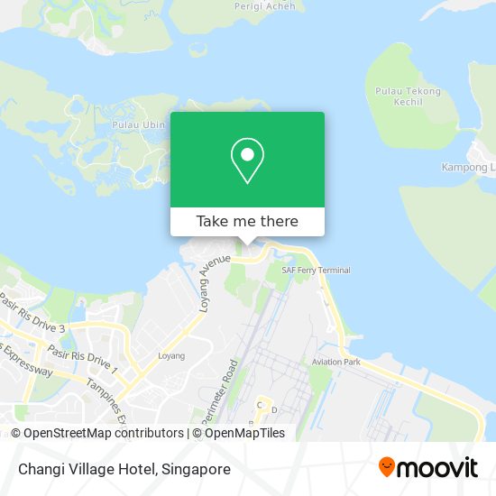 Changi Village Hotel地图