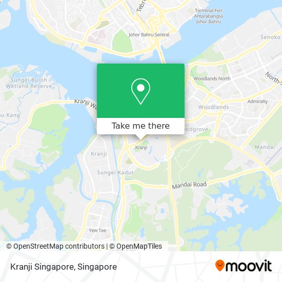 Kranji Singapore map