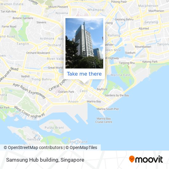 Samsung Hub building map