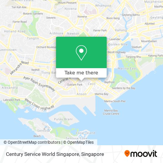 Century Service World Singapore地图