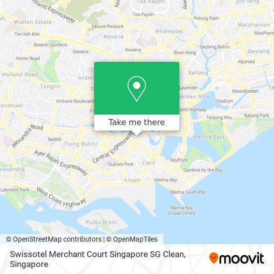 Swissotel Merchant Court Singapore SG Clean map