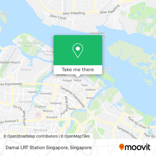 Damai LRT Station Singapore map