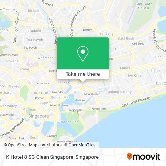 K Hotel 8 SG Clean Singapore地图