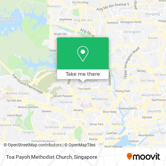 Toa Payoh Methodist Church map