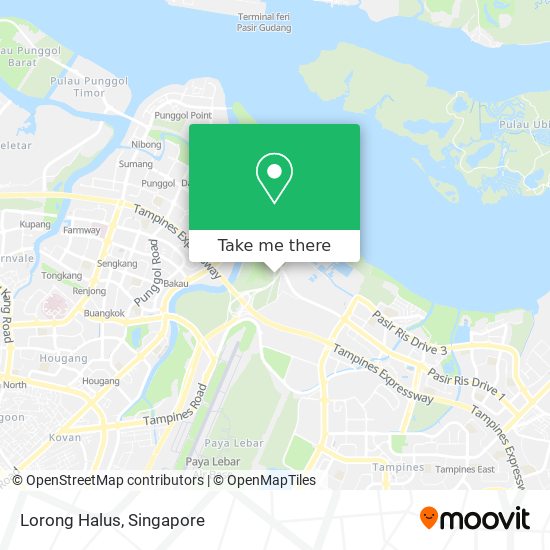 Lorong Halus map