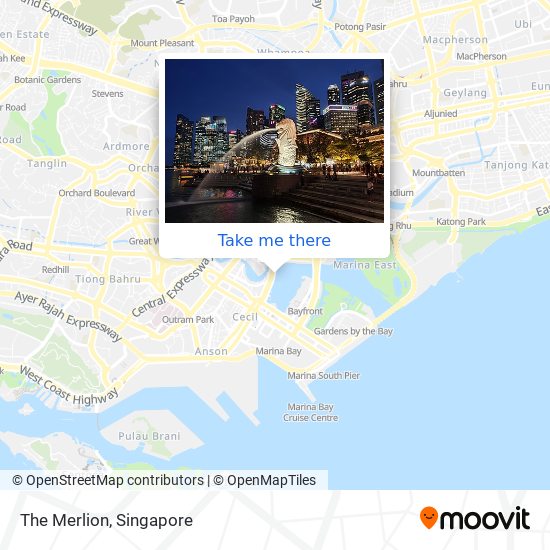 The Merlion map