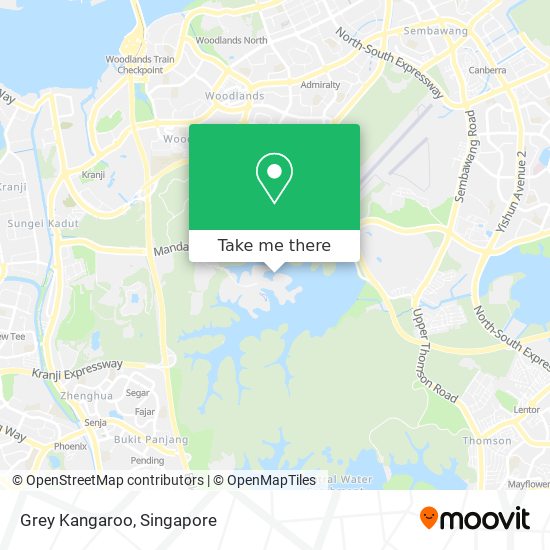 Grey Kangaroo map