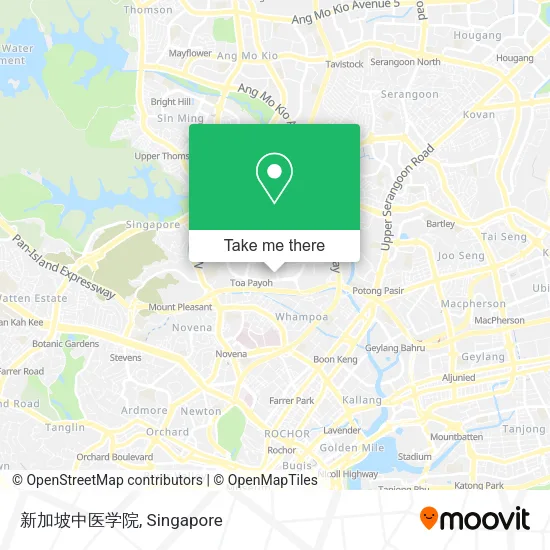 新加坡中医学院 map