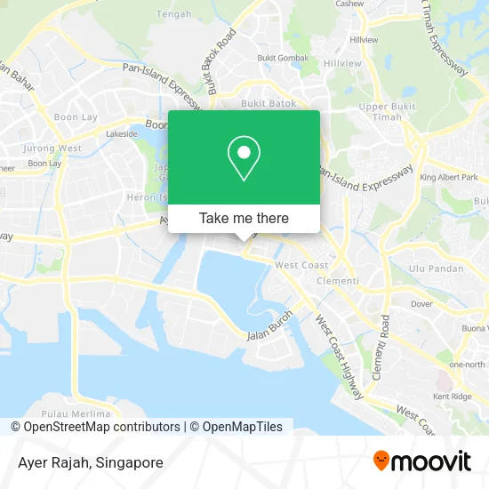 Ayer Rajah map