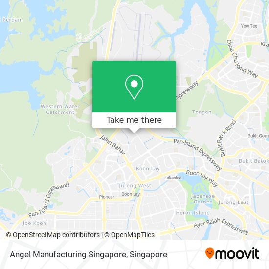 Angel Manufacturing Singapore map