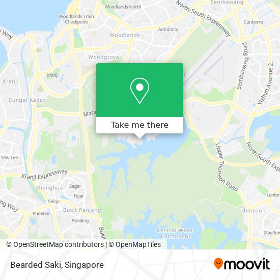 Bearded Saki map