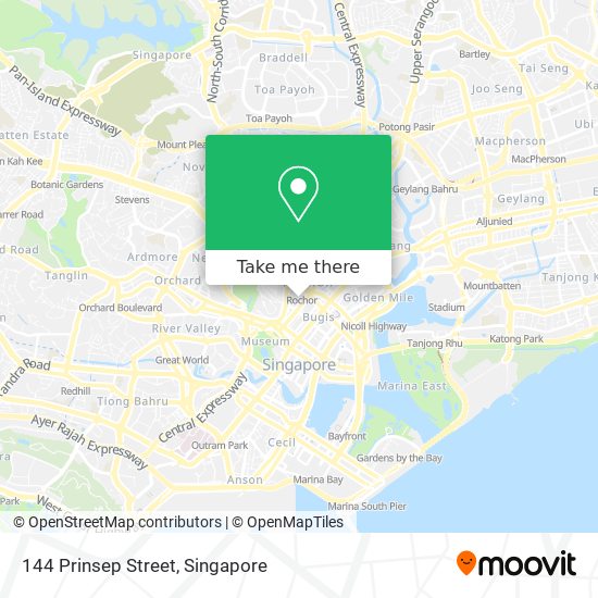 144 Prinsep Street map