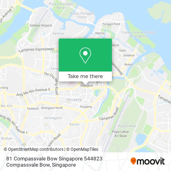 81 Compassvale Bow Singapore 544823 Compassvale Bow地图