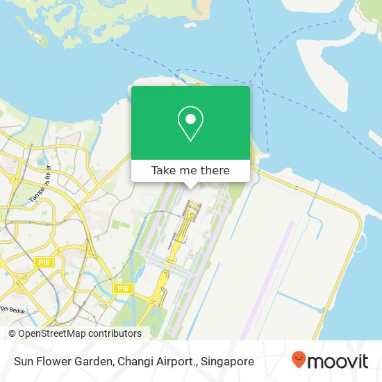 Sun Flower Garden, Changi Airport. map