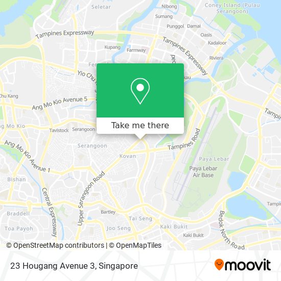 23 Hougang Avenue 3 map