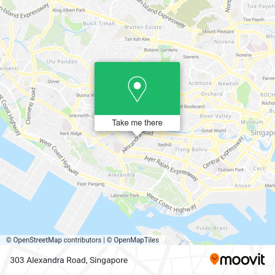 303 Alexandra Road map
