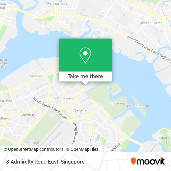 8 Admiralty Road East map