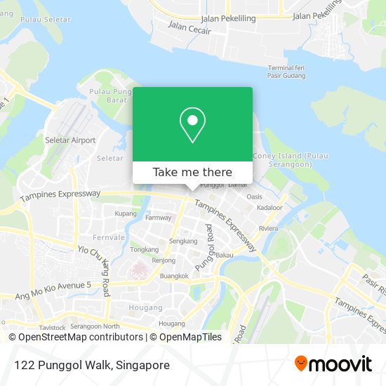 122 Punggol Walk map