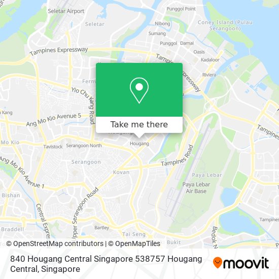 840 Hougang Central Singapore 538757 Hougang Central地图