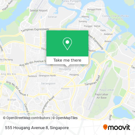 555 Hougang Avenue 8 map