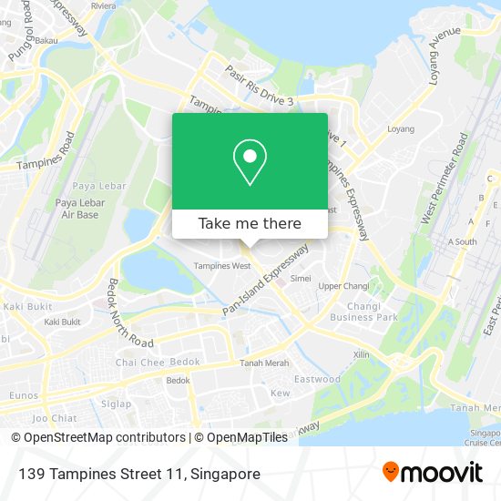 139 Tampines Street 11 map