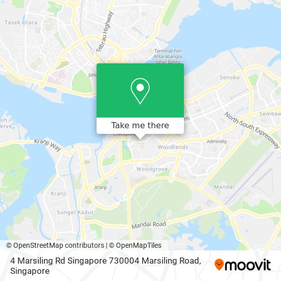 4 Marsiling Rd Singapore 730004 Marsiling Road地图