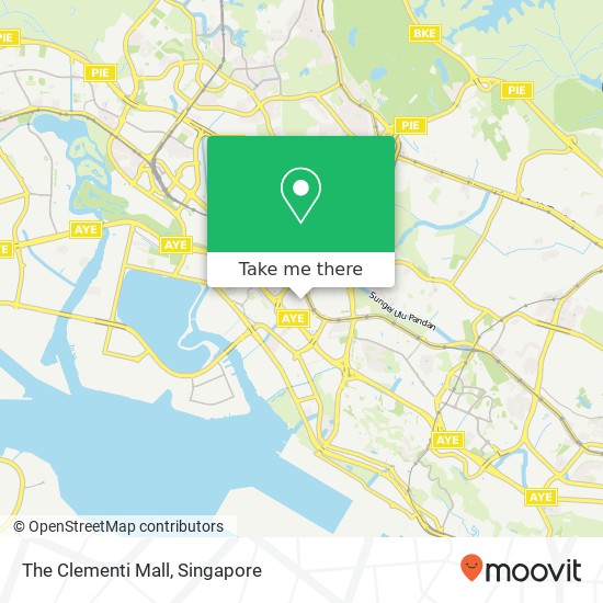 The Clementi Mall map