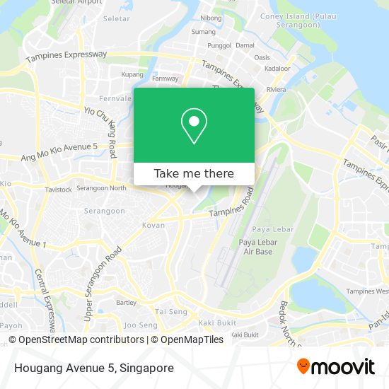 Hougang Avenue 5 map