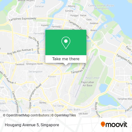 Hougang Avenue 5地图