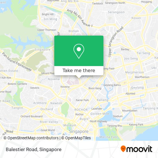 Balestier Road map