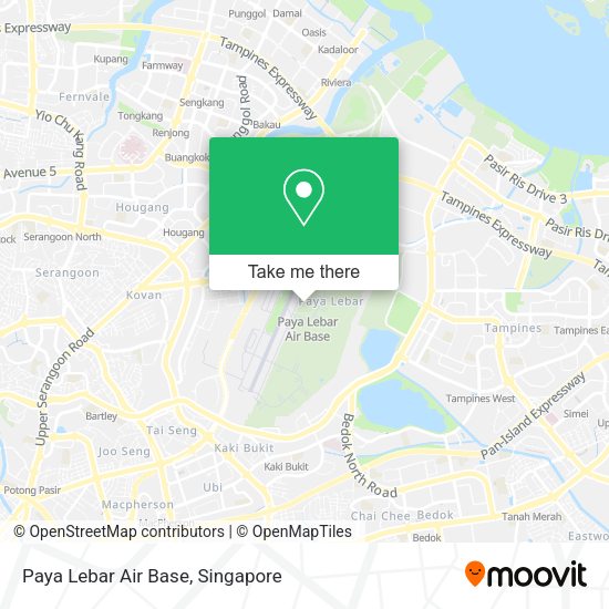 Paya Lebar Air Base map