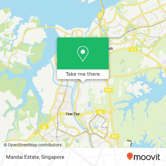 Mandai Estate地图