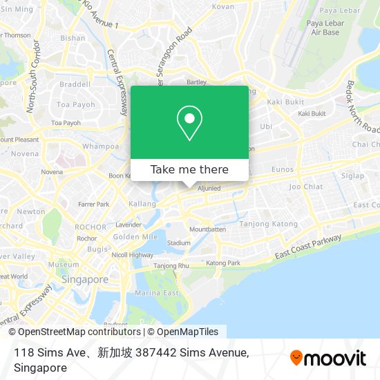 118 Sims Ave、新加坡 387442 Sims Avenue map