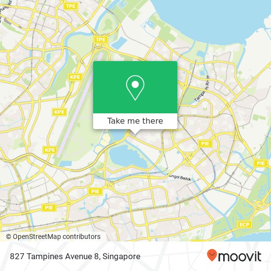 827 Tampines Avenue 8 map
