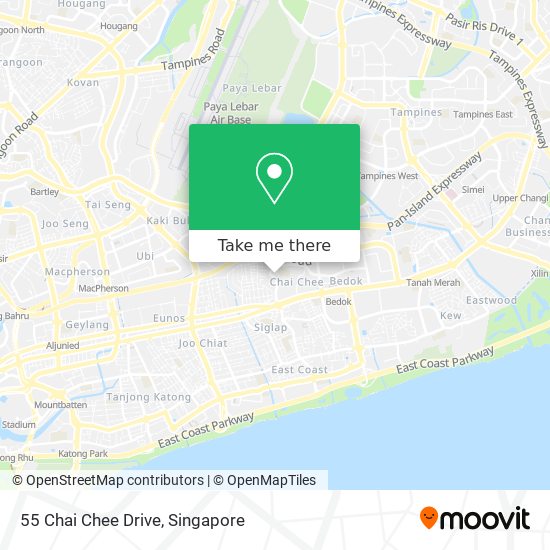 55 Chai Chee Drive map