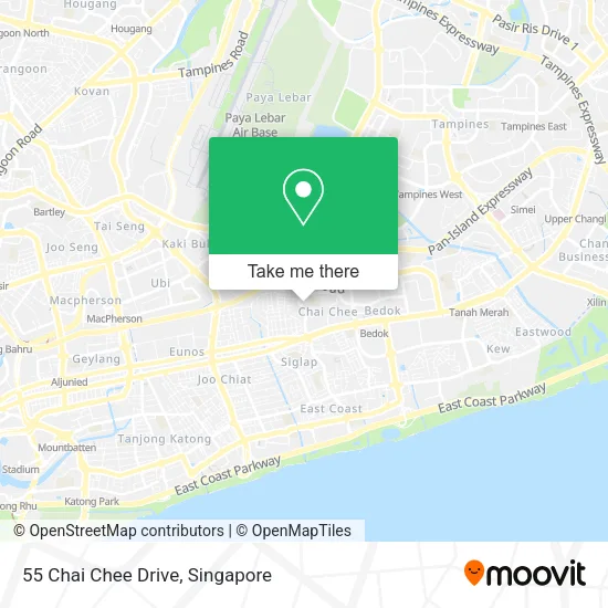 55 Chai Chee Drive地图