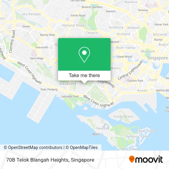 70B Telok Blangah Heights map