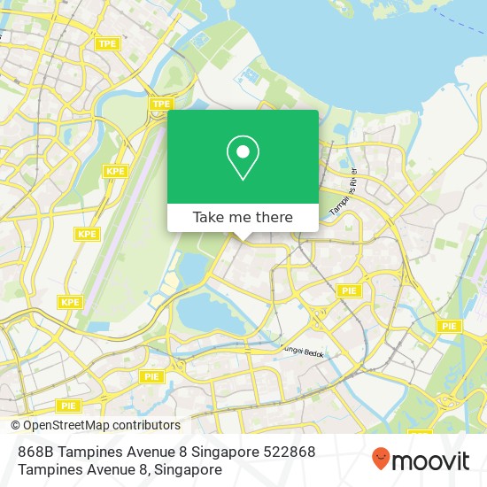 868B Tampines Avenue 8 Singapore 522868 Tampines Avenue 8 map