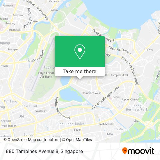 880 Tampines Avenue 8 map