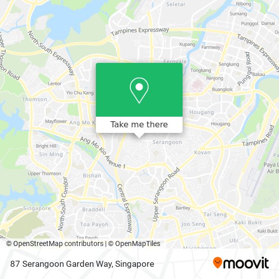 87 Serangoon Garden Way map