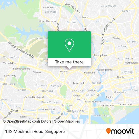 142 Moulmein Road map