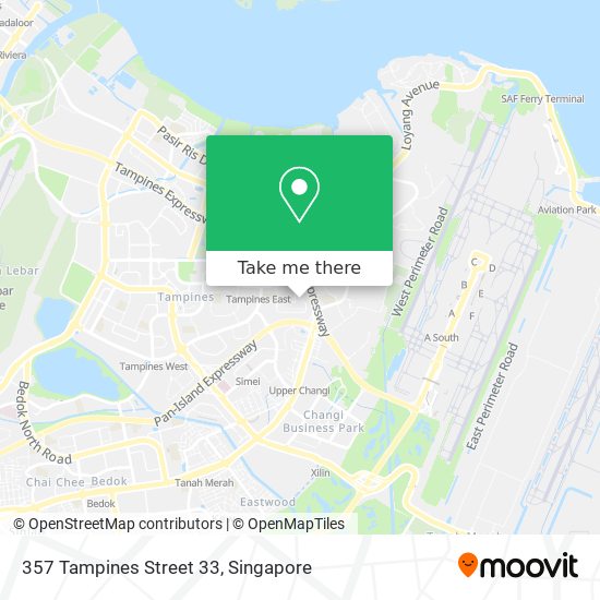 357 Tampines Street 33 map