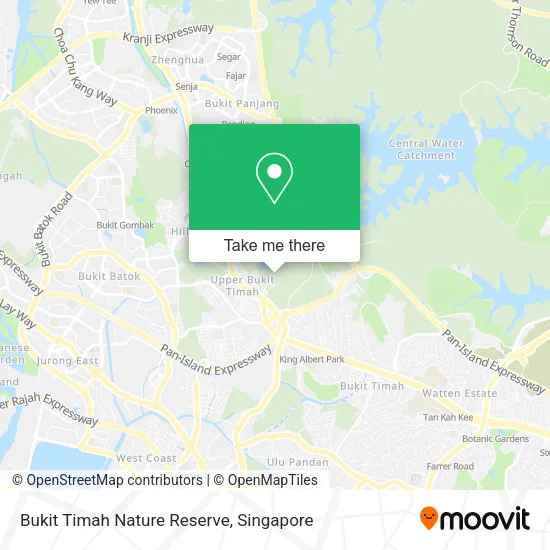 Bukit Timah Nature Reserve地图