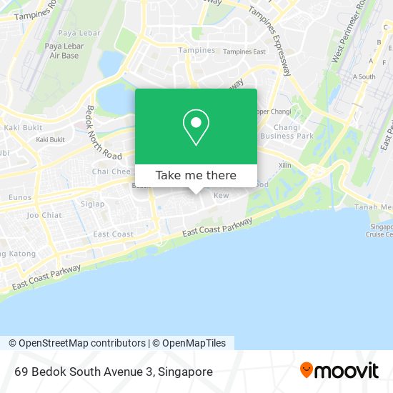 69 Bedok South Avenue 3 map