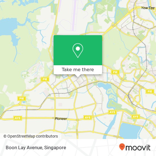 Boon Lay Avenue map